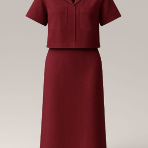 EIKO Structured Red Two-Piece Set